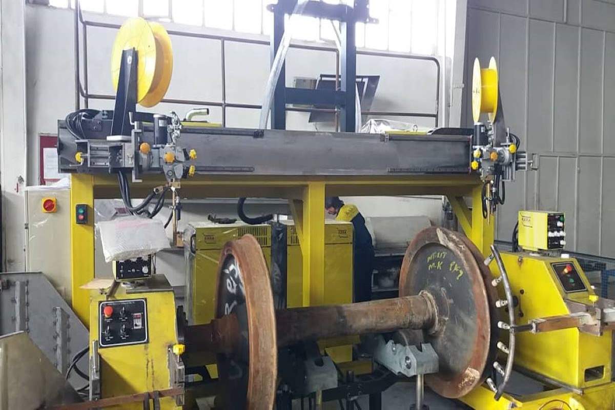 Railway Wheels Cladding Machine