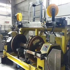 KARA Railway Wheels Cladding Machine 2 submerged welding head