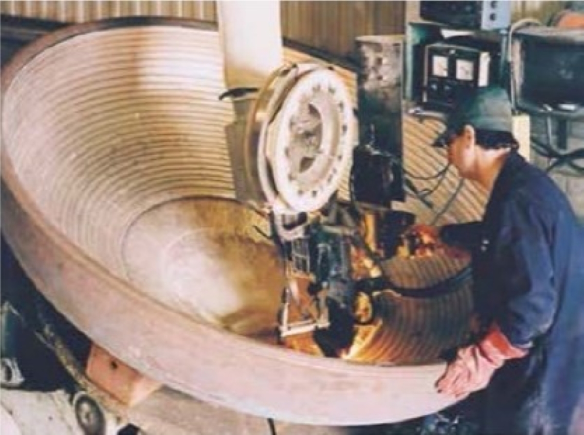 Dish Cladding Machine