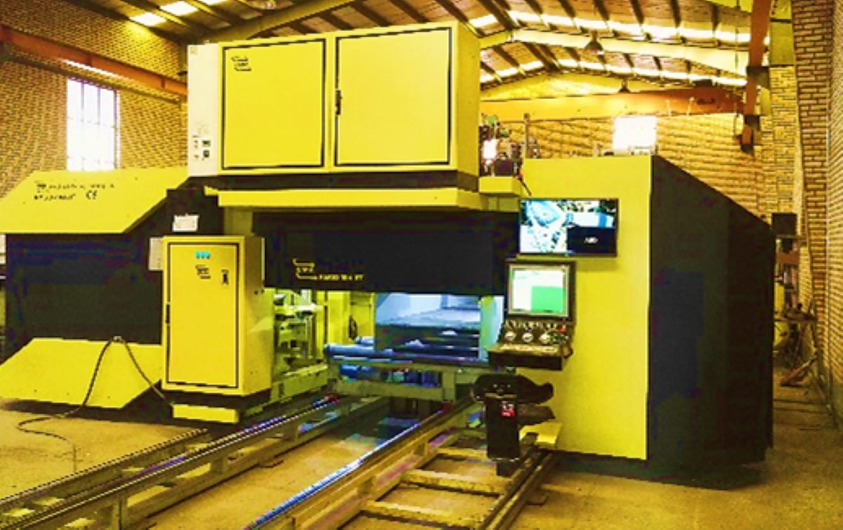 CNC H-Beam Drilling Machine