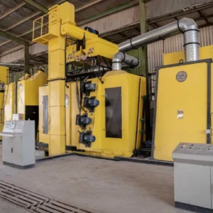 plate processing & shot blasting machine